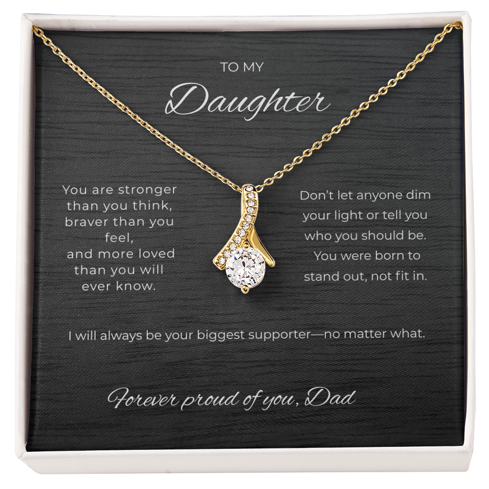 You will always be my little girl - Necklace for Daughter from Dad