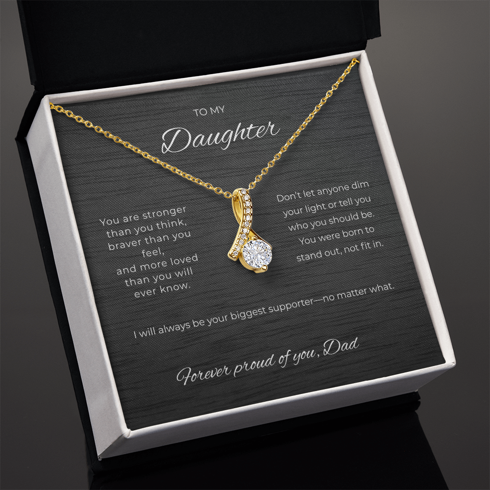 You will always be my little girl - Necklace for Daughter from Dad
