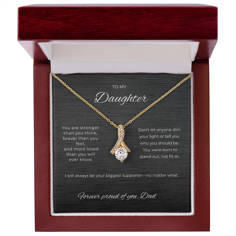 You will always be my little girl - Necklace for Daughter from Dad