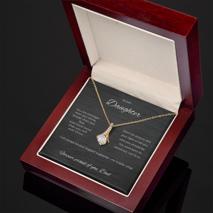 You will always be my little girl - Necklace for Daughter from Dad